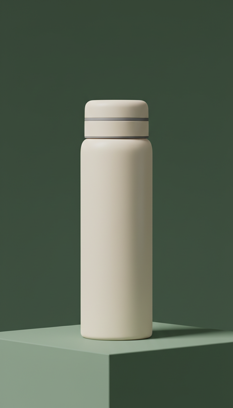 Matte Black Insulated Bottle
