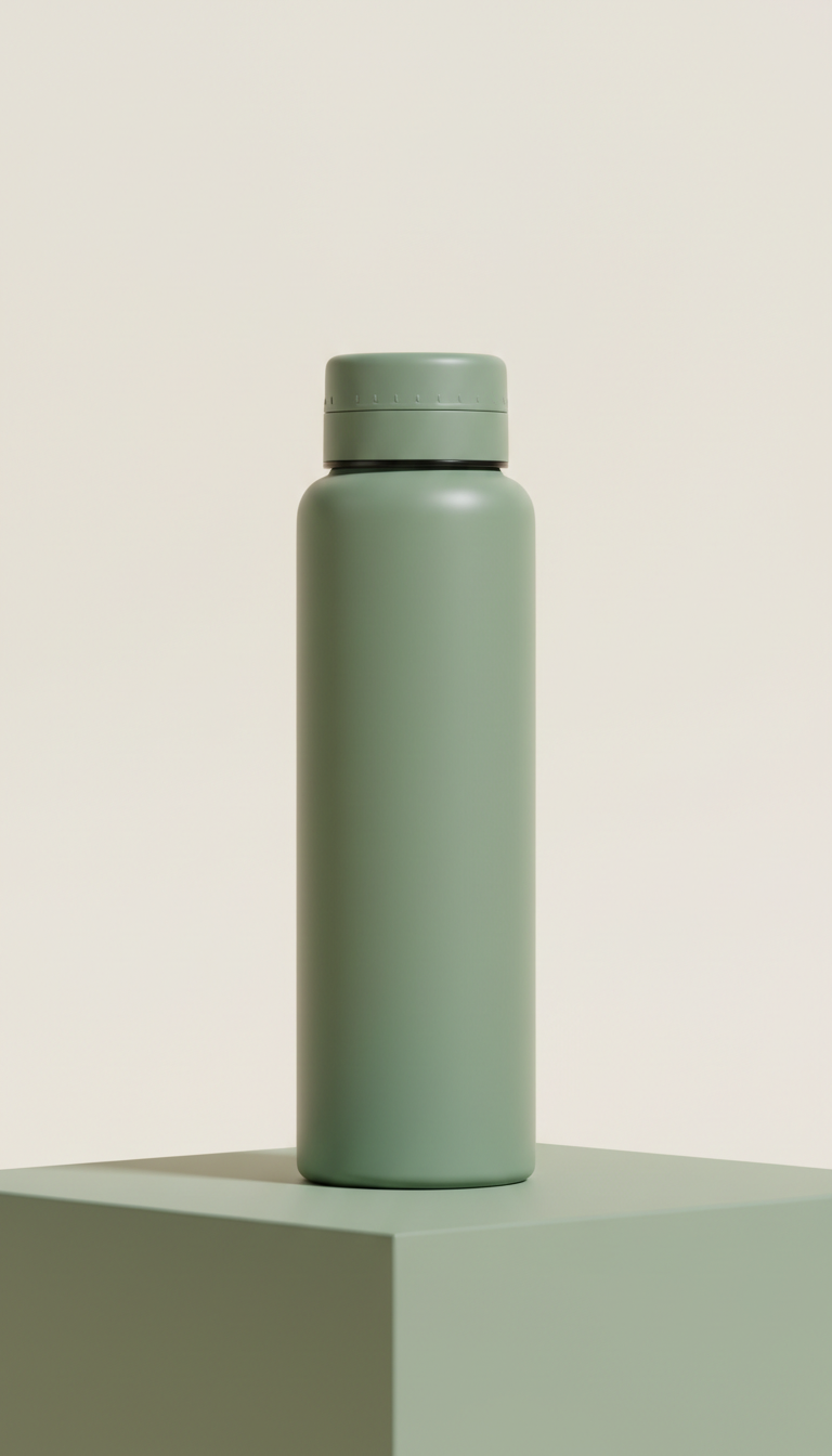 Charcoal Accent Travel Bottle
